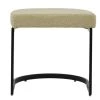 Layto 46cm Bar Stool in Mink Boucle & Black Base