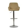 Blair Bar Stool in Aged Cream Leather