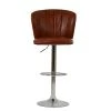 Harlem Bar Stool in Vintage Brown Leather