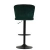 Chelsea Bar Stool in Emerald Green Velvet