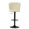 Chelsea Bar Stool in Cream Boucle