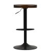Chalk Bar Stool in Dark Wood