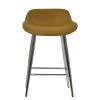 Jenrick Bar Stool in Light Tan Brown Leather