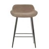 Jenrick Bar Stool in Fawn Brown Fabric