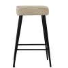 Swan Bar Stool in Natural Cream Fabric