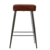 Cloud Bar Stool in Vintage Brown Leather