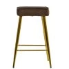 Moon Bar Stool in Mocha Velvet