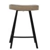 Harper Bar Stool in Fawn Brown Fabric