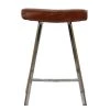 Cruz Bar Stool in Vintage Brown Leather