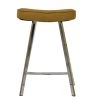 Cruz Bar Stool in Light Tan Brown Leather