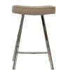 Cruz Bar Stool in Fawn Brown Fabric