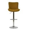 Torbay Bar Stool in Light Tan Brown Leather
