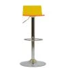 Crystal Bar Stool in Orange Acrylic