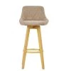 Avesta Bar Stool in Fawn Brown Fabric