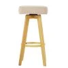 Solna Bar Stool in Natural Cream Fabric