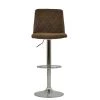 Arden Bar Stool in Aged Brown Leather