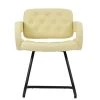 Luce Office Chair in Cream Leather