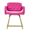Candy Office Chair in Hot Pink Leather