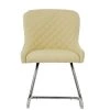 Hale Dining Chair in Cream Leather