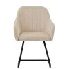 Wickham Dining Chair in Natural Cream Fabric