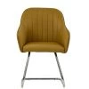 Duval Dining Chair in Light Tan Brown Leather
