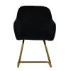 Longton Dining Chair in Black Velvet