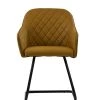 Campo Dining Chair in Light Tan Brown Leather