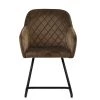 Campo Dining Chair in Mocha Velvet