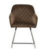 Hood Dining Chair in Mocha Velvet