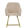 Frome Dining Chair in Natural Cream Fabric