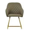 Frome Dining Chair in Taupe Leather