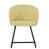 Robyn Dining Chair in Cream Leather