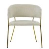 Texel Dining Chair in Cream Boucle