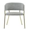 Texel Dining Chair in Grey Boucle