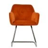 Swarm Dining Chair in Burnt Orange Velvet