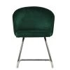 Flek Dining Chair in Emerald Green Velvet