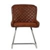 Hale Dining Chair in Vintage Brown Leather