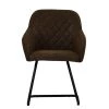 Peco Office Chair in Aged Brown Leather