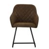 Campo Dining Chair in Aged Brown Leather