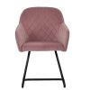 Campo Dining Chair in Pink Velvet