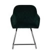 Vido Office Chair in Emerald Green Velvet