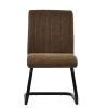 Kendal Dining Chair in Aged Brown Leather