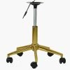 Replacement Office Chair Base with Gas Lift and 5 Castors Gold
