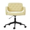 Croyde Office Chair in Cream Leather