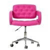 Stanford Office Chair in Hot Pink Leather