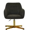 Ray Office Chair in Slate Grey Leather