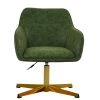 Ray Office Chair in Aged Olive Green Leather