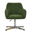 Esto Office Chair in Aged Olive Green Leather