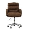 Jackson Office Chair in Aged Brown Leather