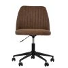 Danbury Office Chair in Aged Brown Leather & Black Base